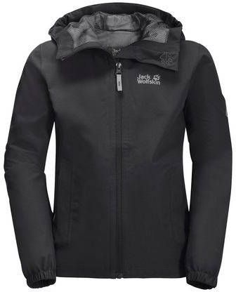 Jack Wolfskin Flaze Waterdichte Jas Junior Zwart