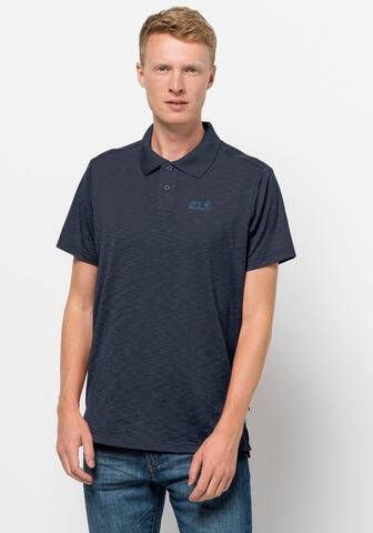Jack Wolfskin Travel Polo Heren Donkerblauw