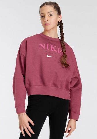 Nike Sportswear Trend Sweatshirts van fleece voor meisjes Paars