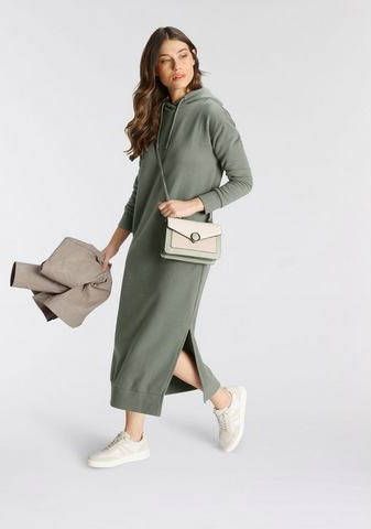 Tamaris Sweatjurk in trendy maxilengte