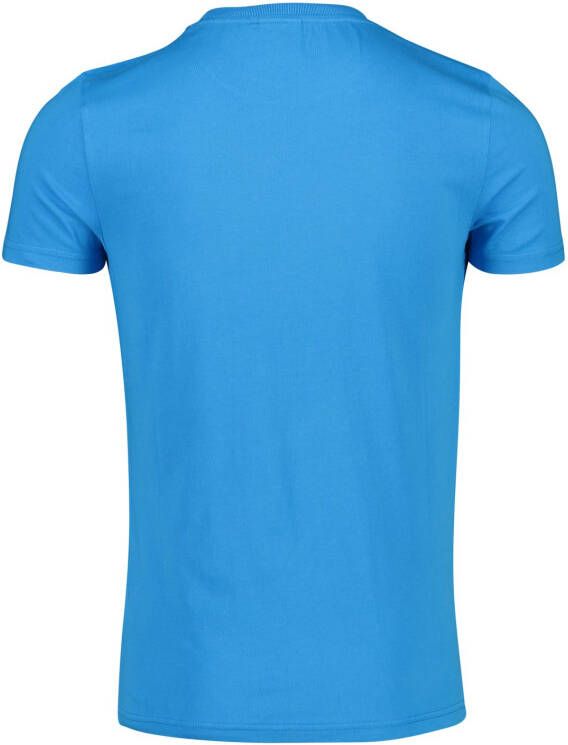 Superdry T shirts Orange Label Neon Lite Tee Blauw