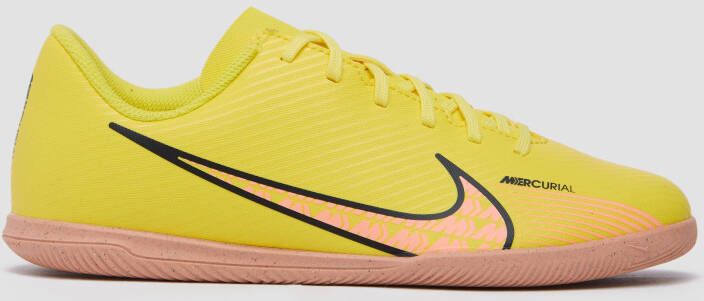 Nike Jr. Mercurial Vapor 15 Club IC Zaalvoetbalschoenen voor kleuters/kids Geel