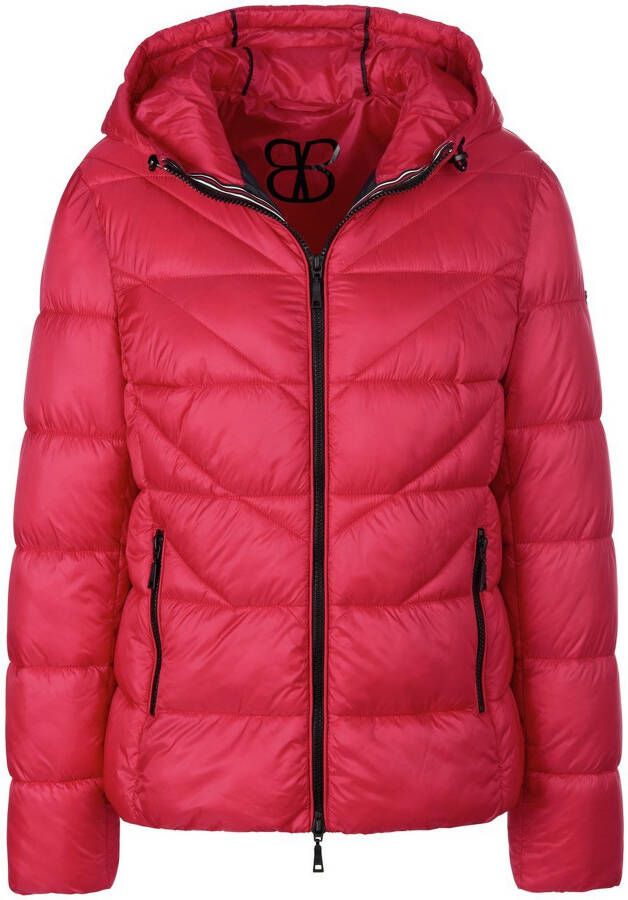 Basler Ultralichte gewatteerde jas capuchon pink