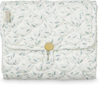 Cam&#xAE, COPENHAGEN Quilted Changing Mat Green Leaves