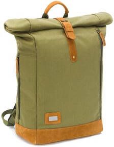 fillikid Luierrugzak Rolltop Canvas Olijfgroen