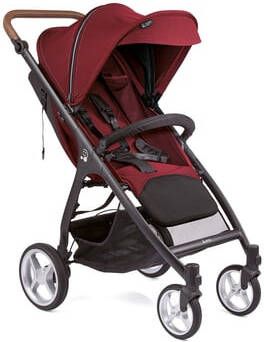 Gesslein Kinder buggy Smiloo Happy +, zwart/tabak, maroon rood met één hand vouwmechanisme, kinderwagen, buggy, buggy, sportbuggy, kinderbuggy, sport kinderwagen