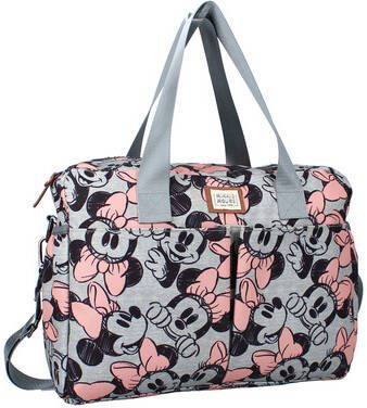 Kidzroom Luiertas Mickey Mouse Cuddle 's All Day Grijs Roze