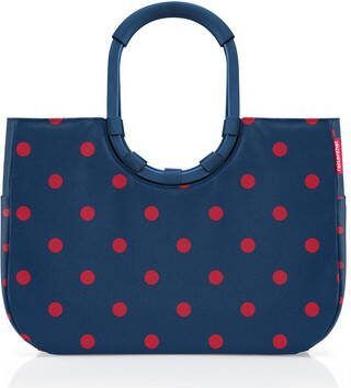 Reisenthel ®, loopshopper L frame mixed dots rood