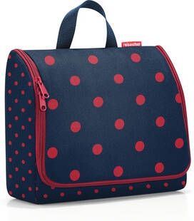 Reisenthel ®, toilettas XL gemengde stippen rood