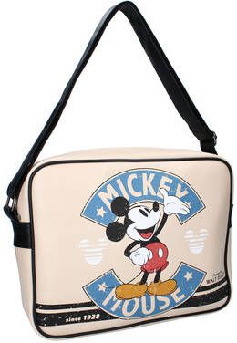 Vadobag Kidzroom Schoudertas Mickey Mouse Er is er maar é, é, n Sand