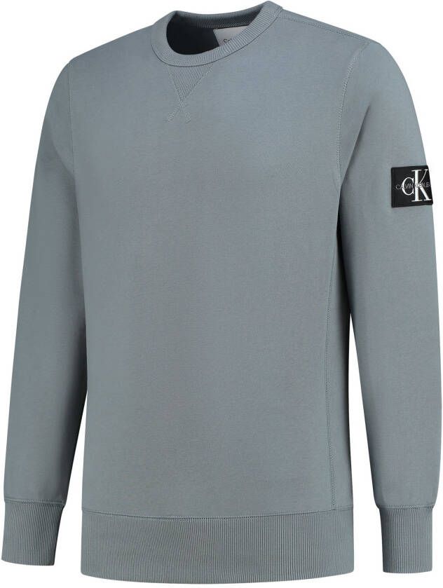 Calvin Klein Monogram Sleeve Badge Sweater Heren