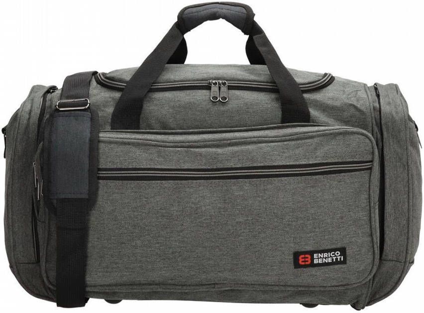 Enrico Benetti Montevideo Sport/Travelbag S grijs Weekendtas