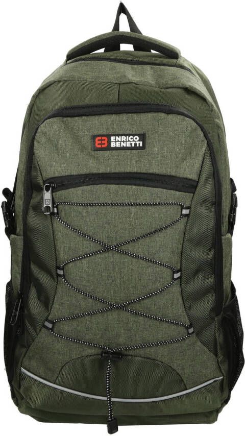 Enrico Benetti Yellow Stone 17&apos, &apos, Laptop Rugzak olijf