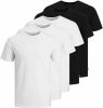 Jack & Jones T shirt ORGANIC BASIC TEE(set, 5 delig, Set van 5 ) online kopen