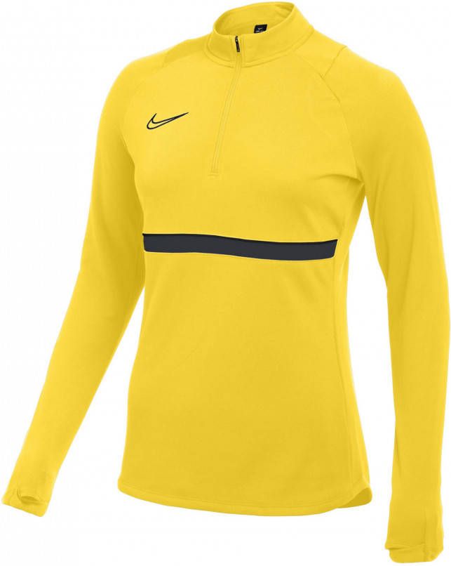 Nike Dri Fit Academy 21 Trainingstrui Dames Geel