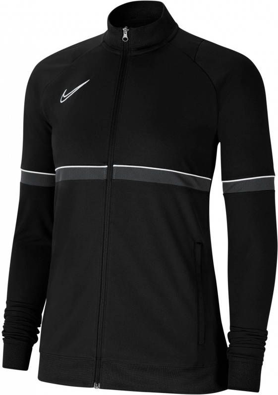 Nike Dri Fit Academy 21 Trainingsjack Dames Zwart Wit Antraciet