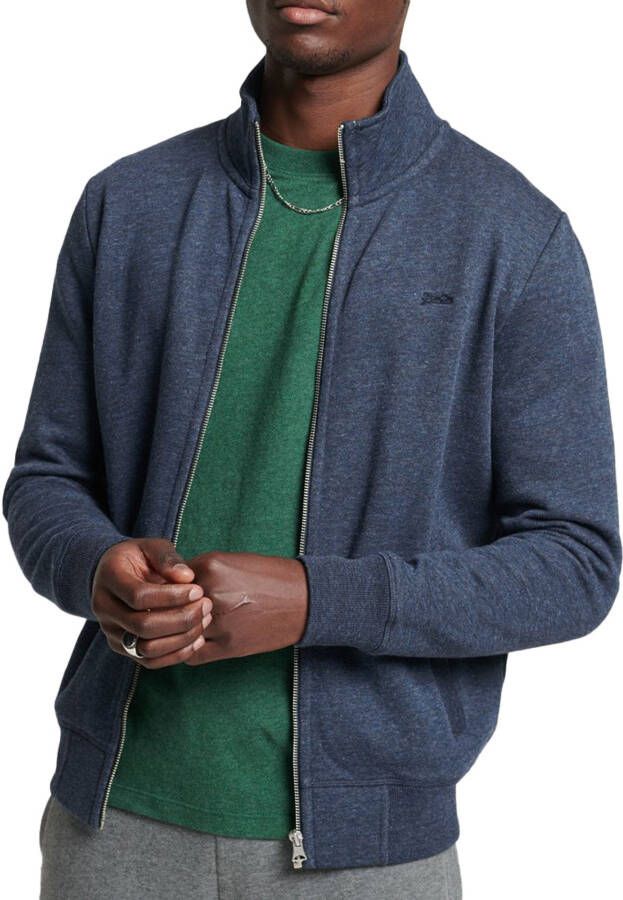 Superdry Sweatvest met opstaande kraag en steekzakken