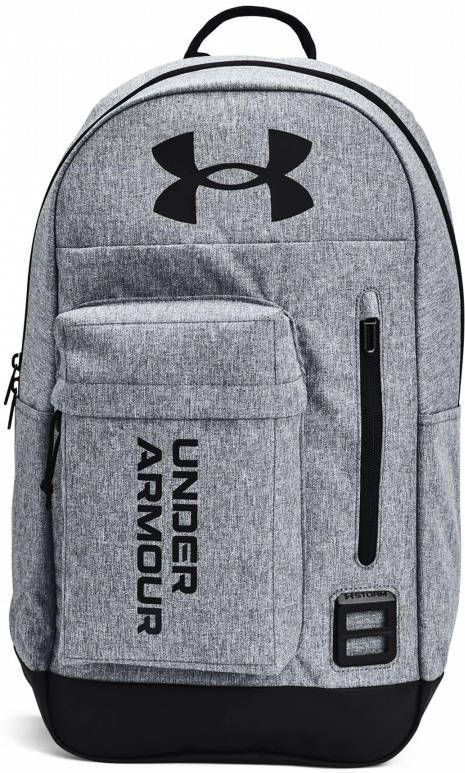 Under Armour Unisex rugzak Halftime Pitch Grijs Medium Heather/Zwart/Zwart