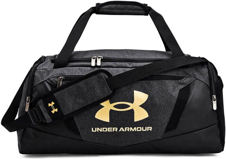 Under Armour Sporttas Undeniable 5.0 Small Zwart Medium Heather/Zwart/Metalen Goud OSFM