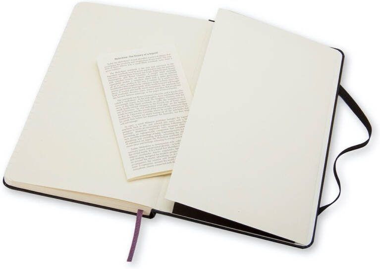 Moleskine notitieboek, ft 13 x 21 cm, gelijnd, harde cover, 240 blad, rood