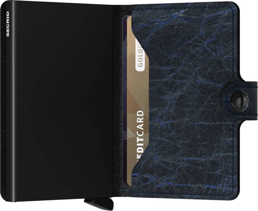 Secrid Pasjes portemonnees Miniwallet Crunch Blauw