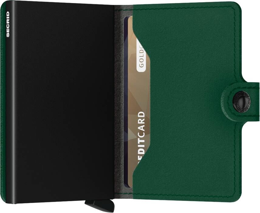 Secrid Portfel Miniwallet Yard MY , Groen, Unisex