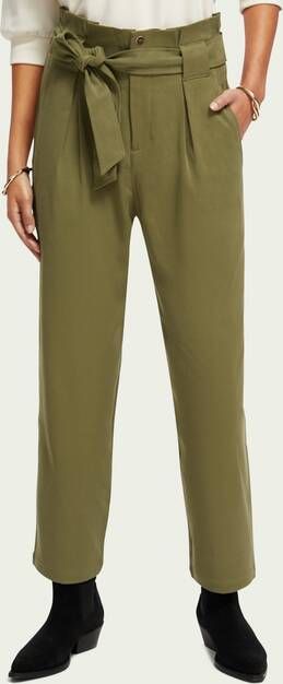 Scotch & Soda The Daisy high rise paper bag trousers