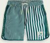Scotch & Soda Groene Mid Lenght Sporty Swim Shorts online kopen