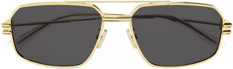 Bottega Veneta zonnebrillen bv1128s 002 , Geel, Unisex
