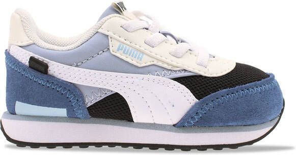 Puma Future Rider Splash Wit/Blauw Peuters