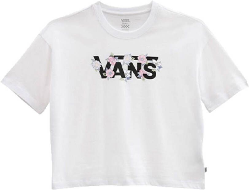 Vans Koszulka Relaxed Boxy Vn0A5Lcnwht , Wit, Dames