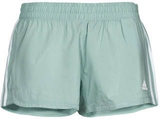 Adidas Pacer high waist loose fit trainingsshorts met Aeroready