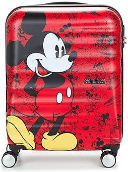 American Tourister Wavebreaker Disney Spinner 55 mickey comics red Harde Koffer