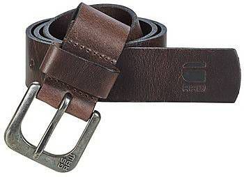 G-Star G Star RAW leren riem Cuba donkerbruin