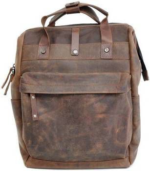 Berba Laptoptas Leren Laptop Rugzak 15 inch Ruvido 826 151 Coffee