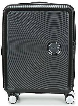 American Tourister Soundbox Spinner 55 Expandable bass black Harde Koffer