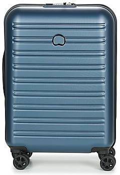 Delsey Segur 2.0 Slim 4 Wheel Trolley 55 blue Harde Koffer