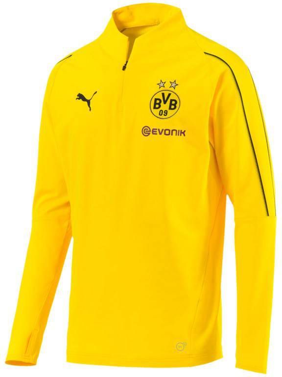 Puma Borussia Dortmund Zip Training Top 2018 2019 Geel