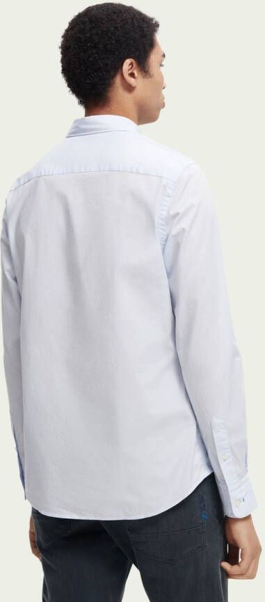 Scotch & Soda Essentieel Solid Organic Co/EA SLI Blue , Blauw, Heren