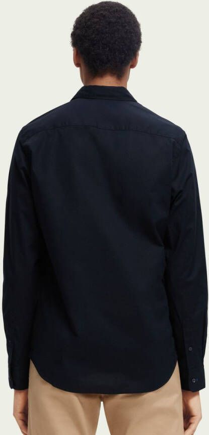 Scotch & Soda Essentieel Solid Organic Co/EA SLI Night , Blauw, Heren