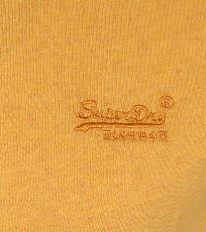 Superdry T shirts Vintage Logo Emb Tee Geel