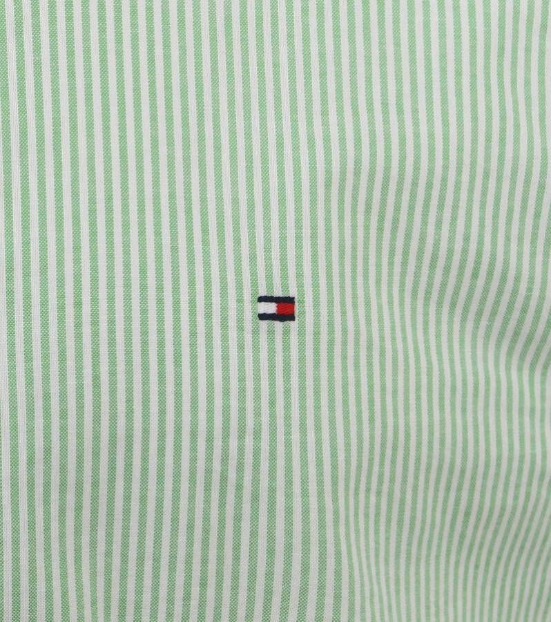 Tommy hilfiger Overhemd Shocking Spring Lime Optic White Heren