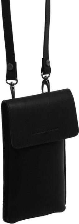 Chesterfield leren telefoontasje Andrea zwart