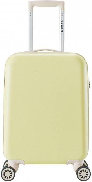 Decent Star Maxx Trolley 55 pastel yellow Harde Koffer