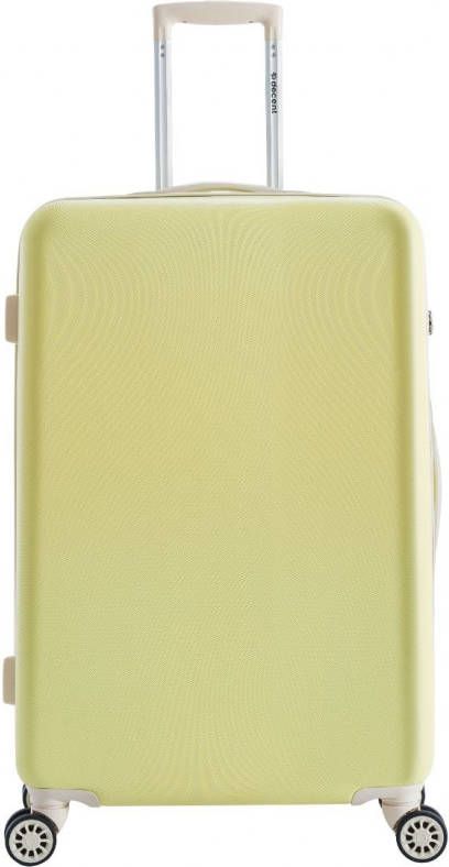 Decent Star Maxx Trolley 66 pastel yellow Harde Koffer
