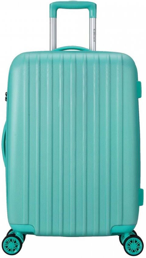 Decent Tranporto One Trolley 66 mint groen Harde Koffer