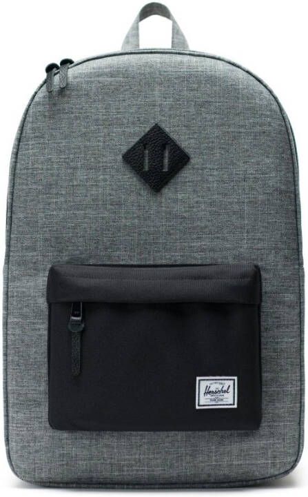 Herschel Heritage rugzak 15 inch raven crosshatch / black rubber