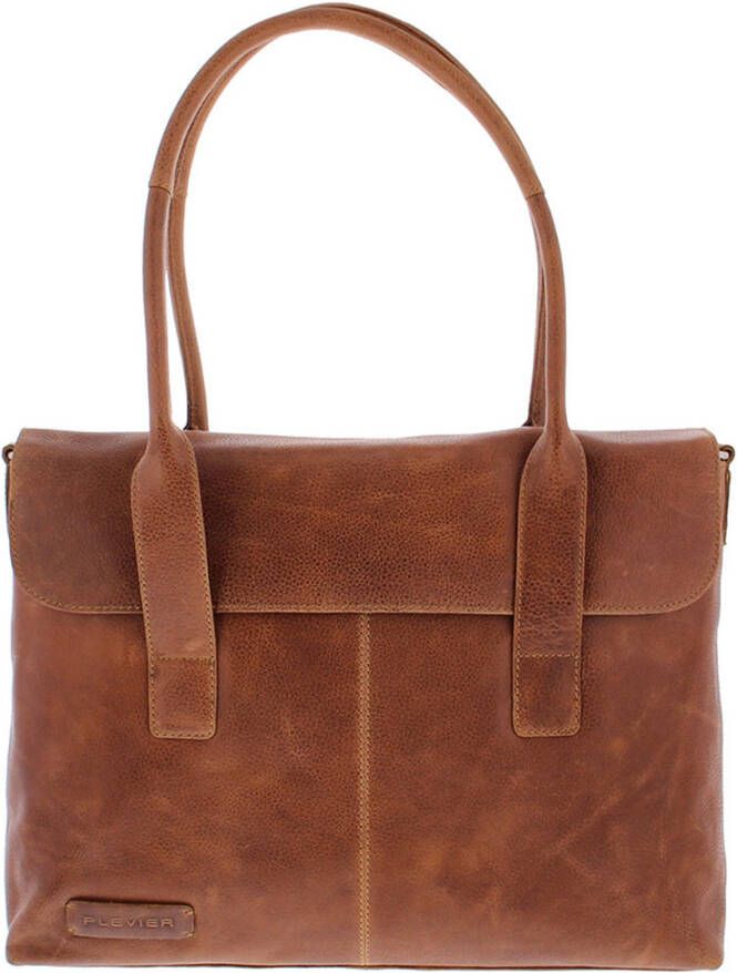 Plevier Laptop schoudertas Ladies Laptop Bag 473 15.6 Inch Bruin