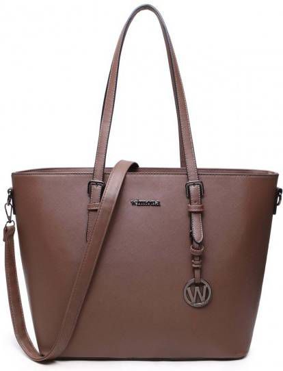 Wimona Kyara One Schoudertas taupe Damestas