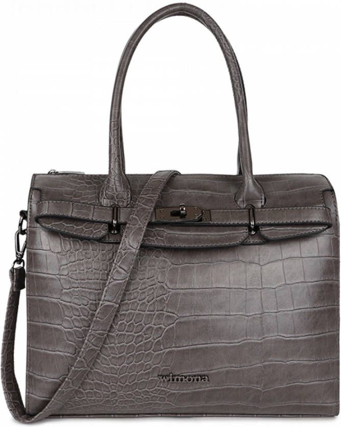 Wimona Liona Dames Laptoptas grijs
